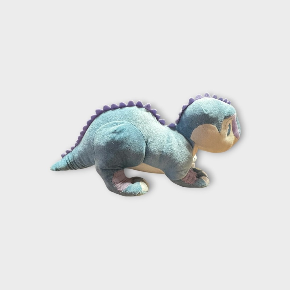 Disney Parks Animal Kingdom The Dino Institute Iguanodon Dinosaur Plush Blue - Picture 4 of 6
